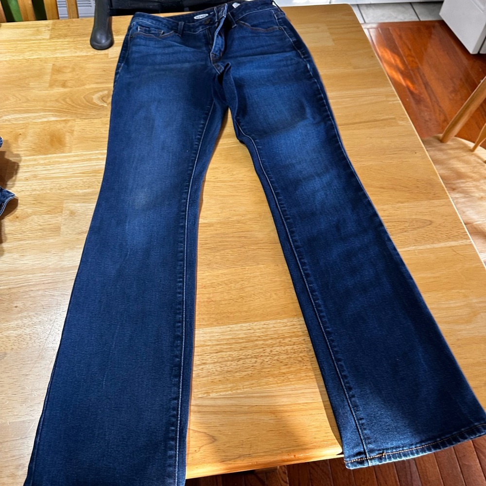Stylish Blue Boot Cut Jeans for Women